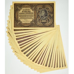 Zestaw, 1.000 marek 1919 (20 szt.)