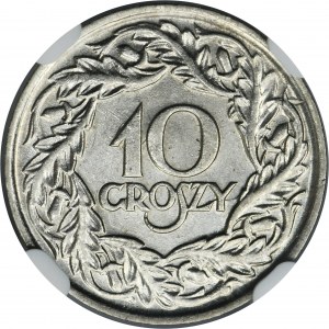 10 groszy 1923 - NGC MS63