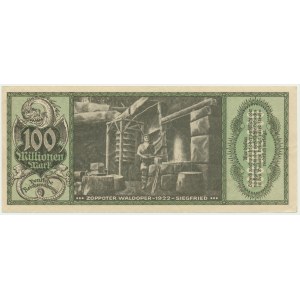Sopot (Zoppot), 100 million Mark 1923
