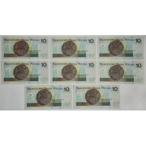 Zestaw, 10 złotych 1994 (8 szt.)