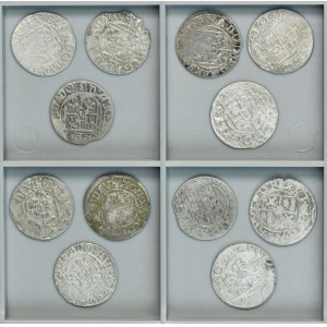 Lot, Ducal Prussia and Elbing under Sweden, Gerog Wilhem and Gustav II Adolf, 3 Polker (12 pcs.)