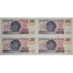 Zestaw, 20 złotych 1994 (4 szt.)