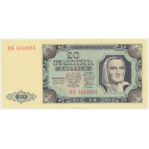 20 złotych 1948 - HN -