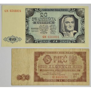 Zestaw, 2-20 złotych 1948 (2 szt.)