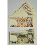 Zestaw, 10-1.000 złotych 1982-88 (86 szt.)