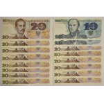 Zestaw, 10-1.000 złotych 1982-88 (86 szt.)