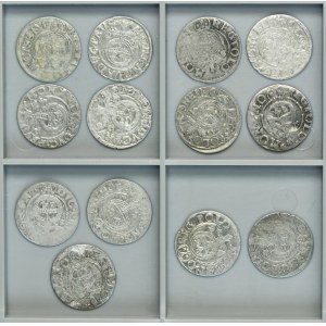 Lot, Poland and Ducal Prussia, Sigismund III Vasa and Georg Wilhelm, 3 Polker (13 pcs.)