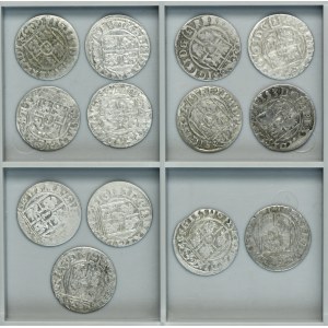 Lot, Poland and Ducal Prussia, Sigismund III Vasa and Georg Wilhelm, 3 Polker (13 pcs.)