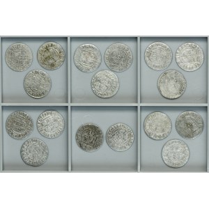 Lot, Poland and Riga under Sweden rule, Sigismund III Vasa and Gustav II Adolf, 3 Polker (17 pcs.)