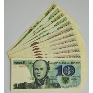 Zestaw, 10-1000 złotych 1982-82 (30 szt.)