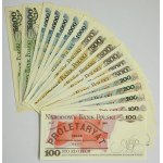 Zestaw, 10-1000 złotych 1982-82 (30 szt.)