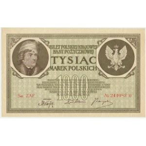 1.000 marek 1919 - Ser. ZAF -