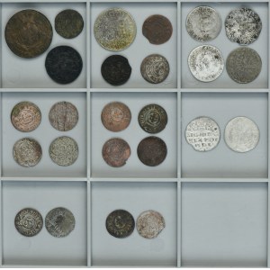 Lot, Poland, South Prussia, Livonia under Sweden and Riga under Sweden, Mix of coins (25 pcs.)