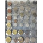 Set, Binder with European coins and telephone tokens (ca. 269 pcs.)
