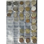 Set, Binder with European coins and telephone tokens (ca. 269 pcs.)