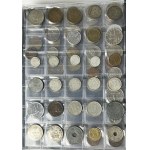 Set, Binder with European coins and telephone tokens (ca. 269 pcs.)