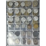 Set, Binder with European coins and telephone tokens (ca. 269 pcs.)