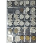 Set, Binder with European coins and telephone tokens (ca. 269 pcs.)
