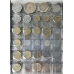 Set, Binder with European coins and telephone tokens (ca. 269 pcs.)
