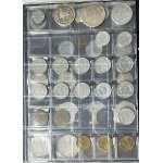 Set, Binder with European coins and telephone tokens (ca. 269 pcs.)