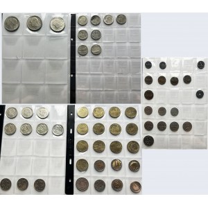 Zestaw, II RP, PRL i III RP, Mix monet (58 szt.) - wart oglądania