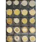 Set, Binder (x6) with coins of the world (ca. 1.500 pcs.)