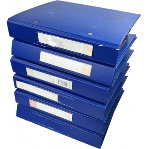 Set, Binder (x6) with coins of the world (ca. 1.500 pcs.)