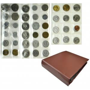 Set, Binder with Polish and American coins (ca. 98 pcs.)