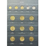 Zestaw, Klaser (x7) z polskimi monetami obiegowymi PRL i III RP