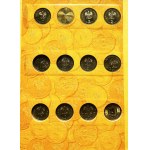 Zestaw, 2 złote GOLD NORDIC 1995-2003 (ok. 62 szt.)