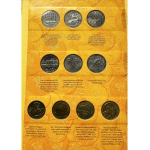Zestaw, 2 złote GOLD NORDIC 1995-2003 (ok. 62 szt.)
