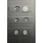 Zestaw, Klaser (x3) z polskimi monetami obiegowymi PRL i III RP (ok. 197 szt.)