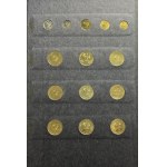 Zestaw, Klaser (x3) z polskimi monetami obiegowymi PRL i III RP (ok. 197 szt.)