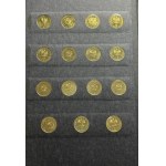Zestaw, Klaser (x3) z polskimi monetami obiegowymi PRL i III RP (ok. 197 szt.)