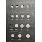 Zestaw, Klaser (x3) z polskimi monetami obiegowymi PRL i III RP (ok. 197 szt.)