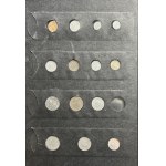 Zestaw, Klaser (x3) z polskimi monetami obiegowymi PRL i III RP (ok. 197 szt.)