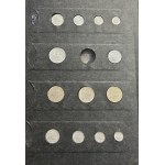 Zestaw, Klaser (x3) z polskimi monetami obiegowymi PRL i III RP (ok. 197 szt.)