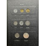 Zestaw, Klaser (x3) z polskimi monetami obiegowymi PRL i III RP (ok. 197 szt.)