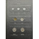 Zestaw, Klaser (x3) z polskimi monetami obiegowymi PRL i III RP (ok. 197 szt.)