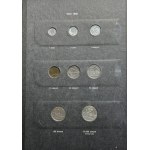 Zestaw, Klaser (x3) z polskimi monetami obiegowymi PRL i III RP (ok. 197 szt.)