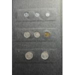 Zestaw, Klaser (x3) z polskimi monetami obiegowymi PRL i III RP (ok. 197 szt.)