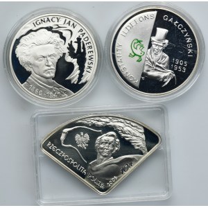 Zestaw, 10 złotych 2005 i 2011 (3 szt.)