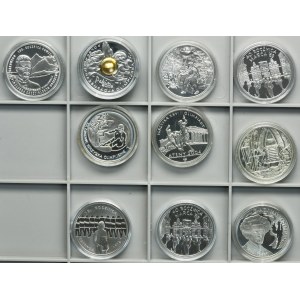 Zestaw, 10 złotych 2002-2011 (10 szt.)
