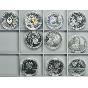 Zestaw, 10 złotych 2002-2011 (10 szt.)