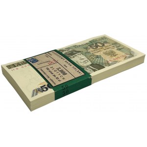 Paczka bankowa 50 złotych 1988 - HB - (100 szt.)
