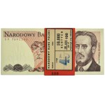 Paczka bankowa 100 złotych 1986 - SP - (100 szt.)