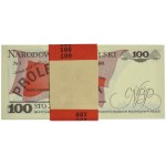 Paczka bankowa 100 złotych 1986 - SP - (100 szt.)