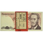 Paczka bankowa 100 złotych 1986 - SP - (100 szt.)