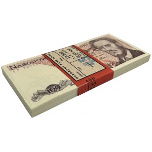 Paczka bankowa 100 złotych 1986 - SP - (100 szt.)