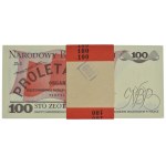 Paczka bankowa 100 złotych 1986 - SP - (100 szt.)